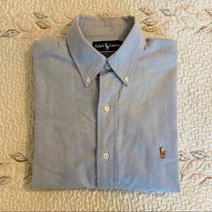 Ralph Lauren men’s blue button-down shirt
